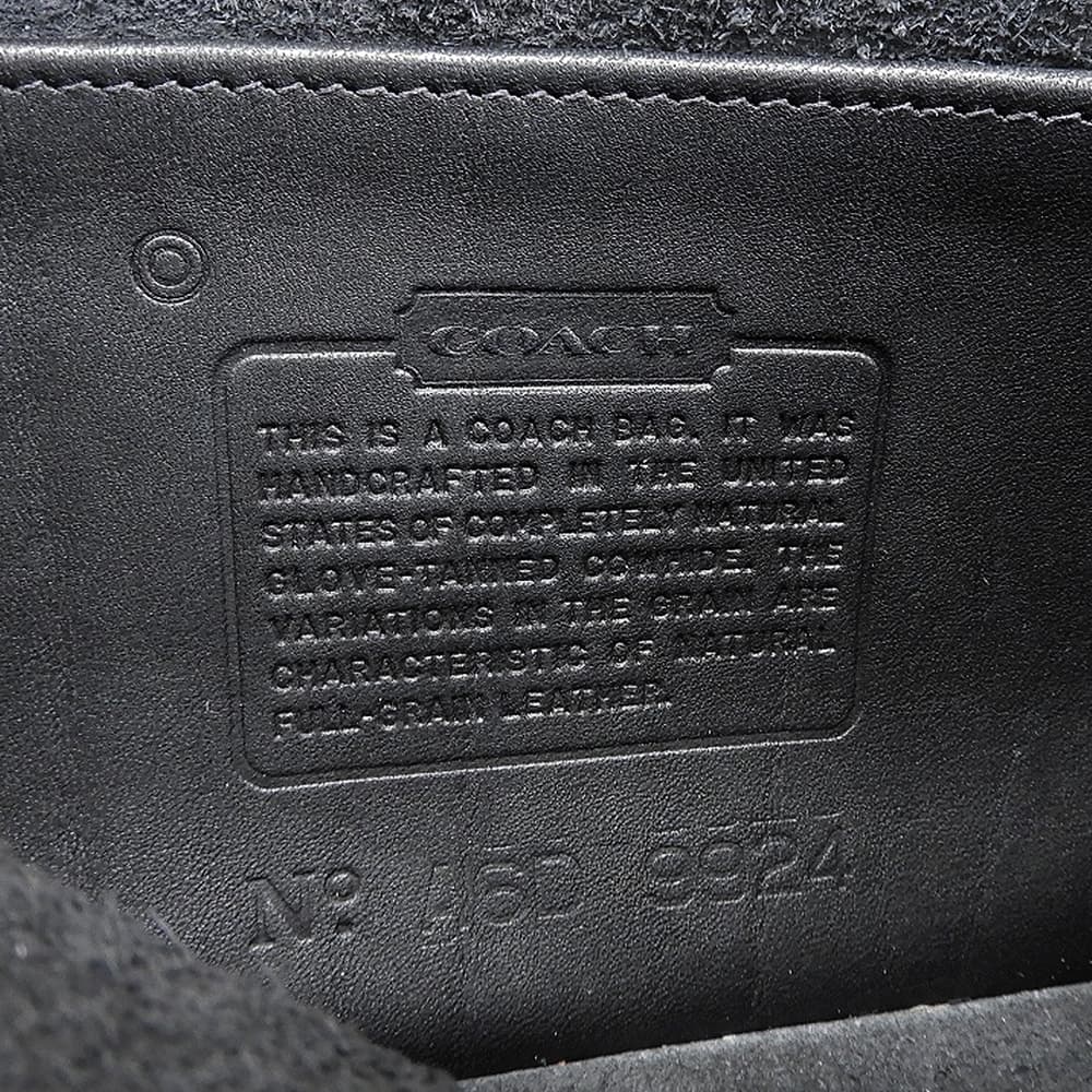 COACH コーチ オールドコーチ ターンロック 2WAY ショルダーバッグ レディース ブラック 9924 ショルダーバッグ