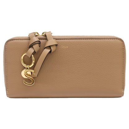 Chloe クロエ 【新品同様】Alphabet Zip Around Wallet アルファベット S ラウンドファスナー レザー ロングウォレット 長財布（小銭入れあり）