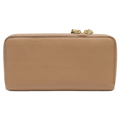 Chloe クロエ 【新品同様】Alphabet Zip Around Wallet アルファベット S ラウンドファスナー レザー ロングウォレット 長財布（小銭入れあり）