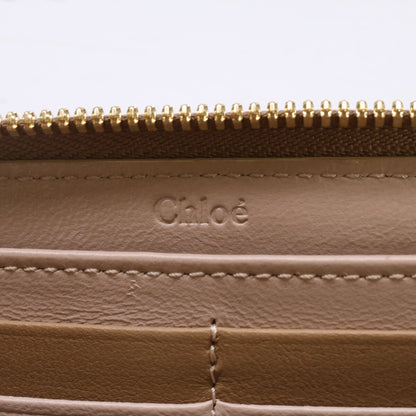 Chloe クロエ 【新品同様】Alphabet Zip Around Wallet アルファベット S ラウンドファスナー レザー ロングウォレット 長財布（小銭入れあり）