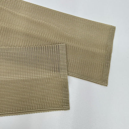 PLEATS PLEASE プリーツプリーズ PP13-F0255 ベージュ メッシュプリーツノーカラーカーディガン トップス