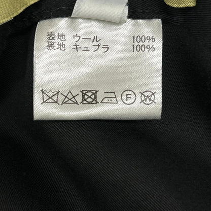 DALCUORE ダルクオーレ ネイビー ワンタック ダブル トラウザーパンツ ボトムス