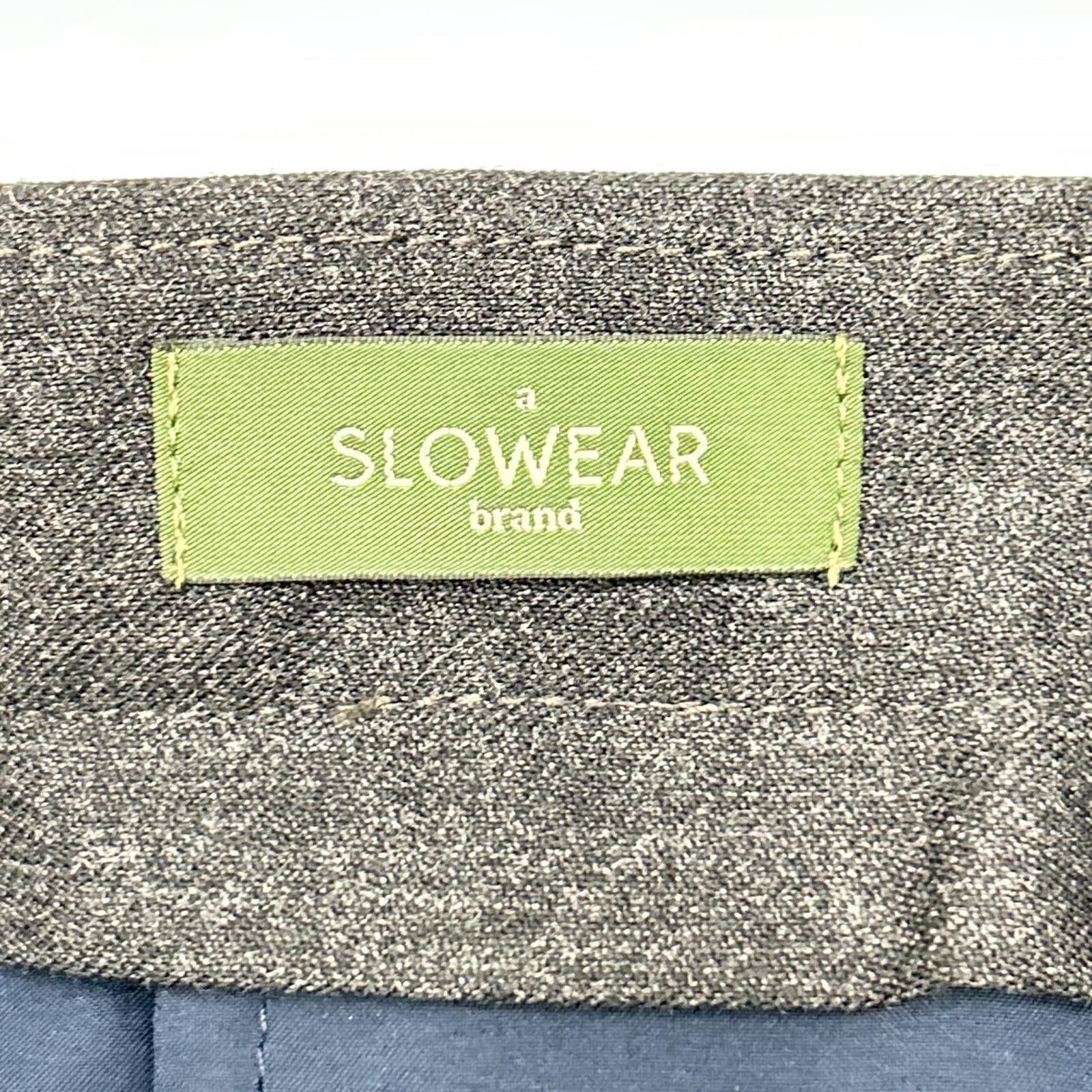 INCOTEX インコテックス チャコール ハイコンフォート SLOWEAR ワンタック ダブル スラックスパンツ ボトムス