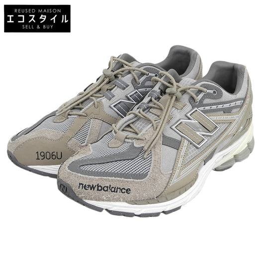 NEW BALANCE ニューバランス 美品 ローカットスニーカー メンズ Gray Titan グレータイタン 26.5cm M1906NIH シューズ