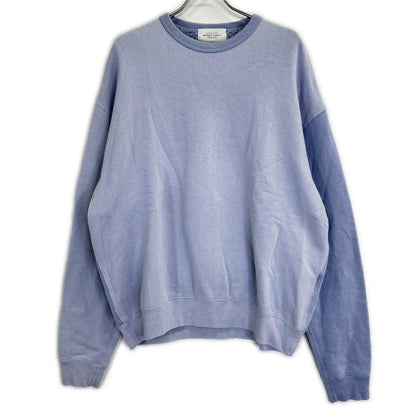 UNUSED アンユーズド US2367 パープル SWITCHING CREWNECK SWEATSHIRT 裏起毛スウェット トップス