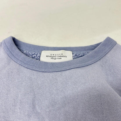 UNUSED アンユーズド US2367 パープル SWITCHING CREWNECK SWEATSHIRT 裏起毛スウェット トップス