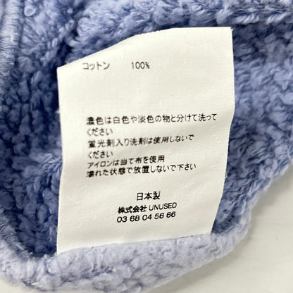 UNUSED アンユーズド US2367 パープル SWITCHING CREWNECK SWEATSHIRT 裏起毛スウェット トップス