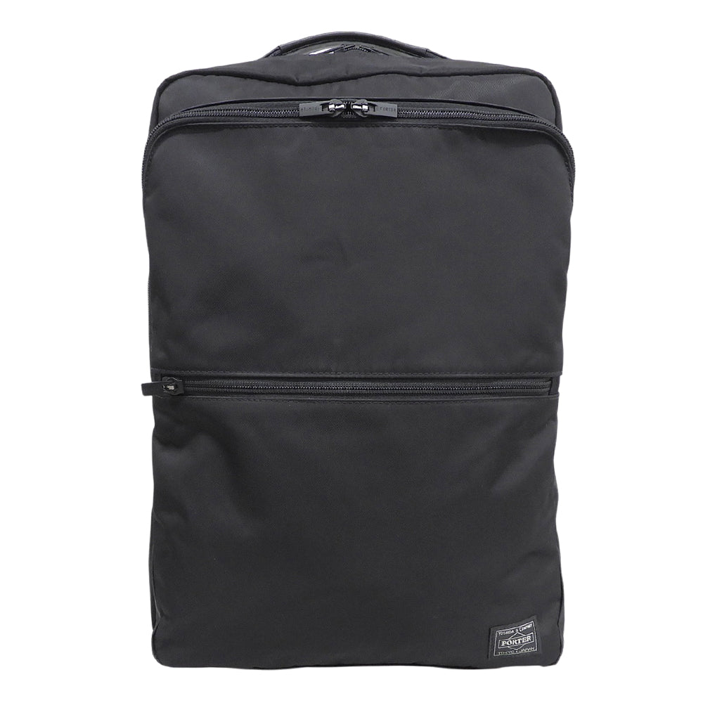 PORTER ポーター 美品 TIME タイム DAYPACK デイパック リュック メンズ ブラック 655-17875
