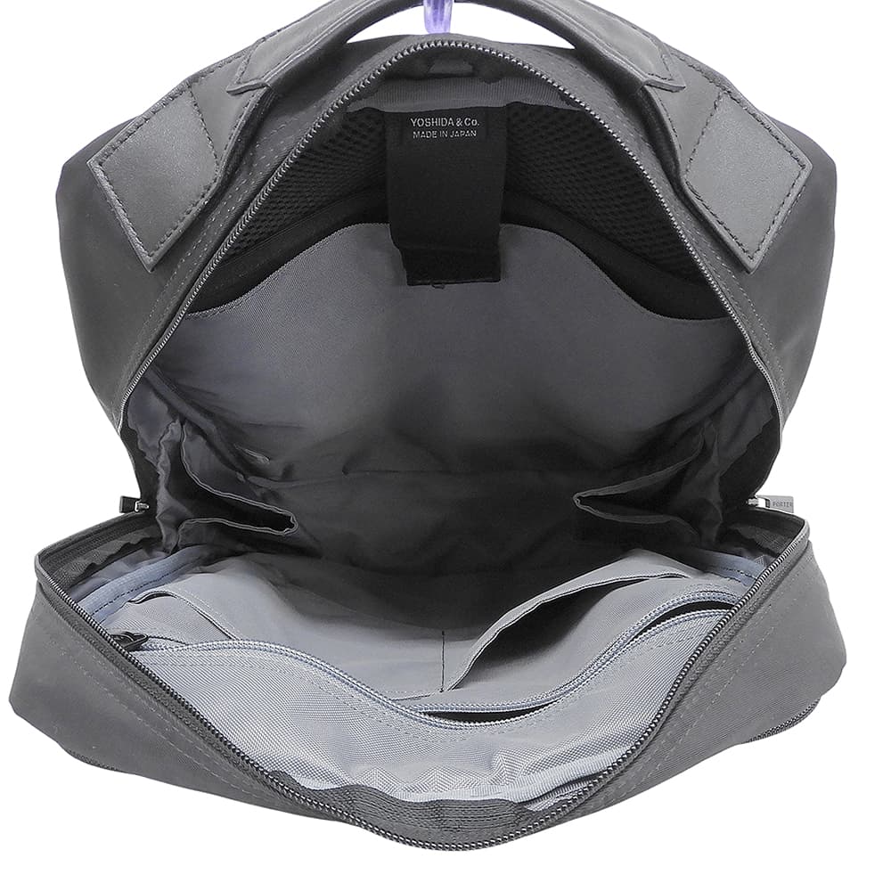 PORTER ポーター 美品 TIME タイム DAYPACK デイパック リュック メンズ ブラック 655-17875