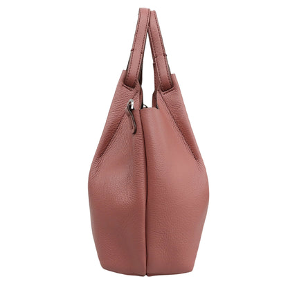 GIANNICHIARINI ジャンニキアリーニ 美品 DUA S デュア ポーチ付き 2WAYハンドバッグ ショルダーバッグ レディース ピンク BS 9719 RNGDBL ハンドバッグ