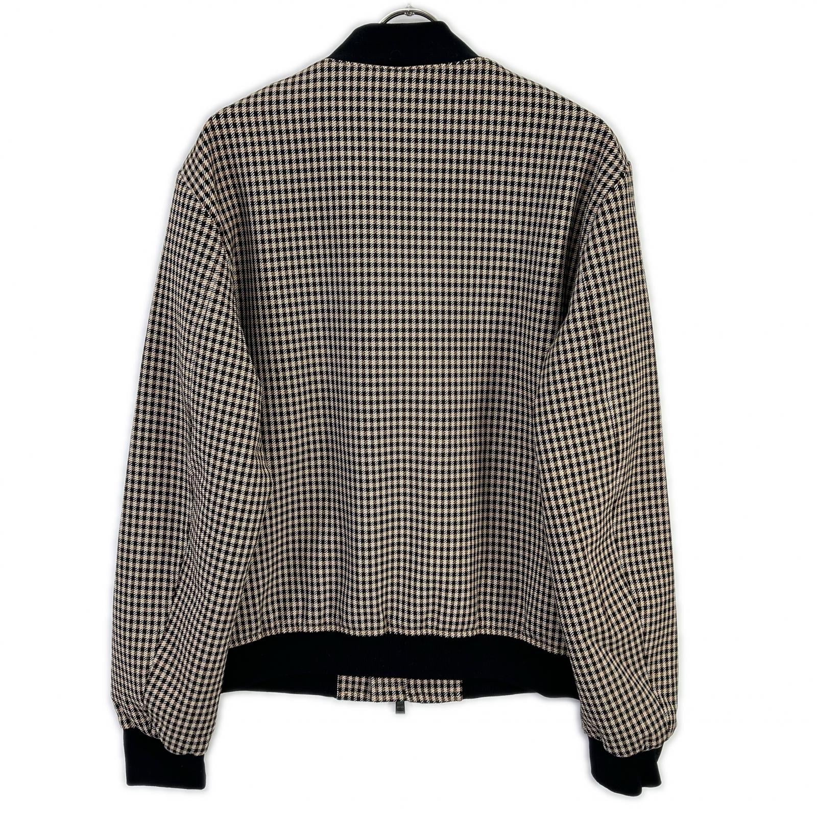 BOSS Boss Brown Gunclub Check Zip-Up Blouson Jacket