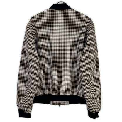 BOSS Boss Brown Gunclub Check Zip-Up Blouson Jacket
