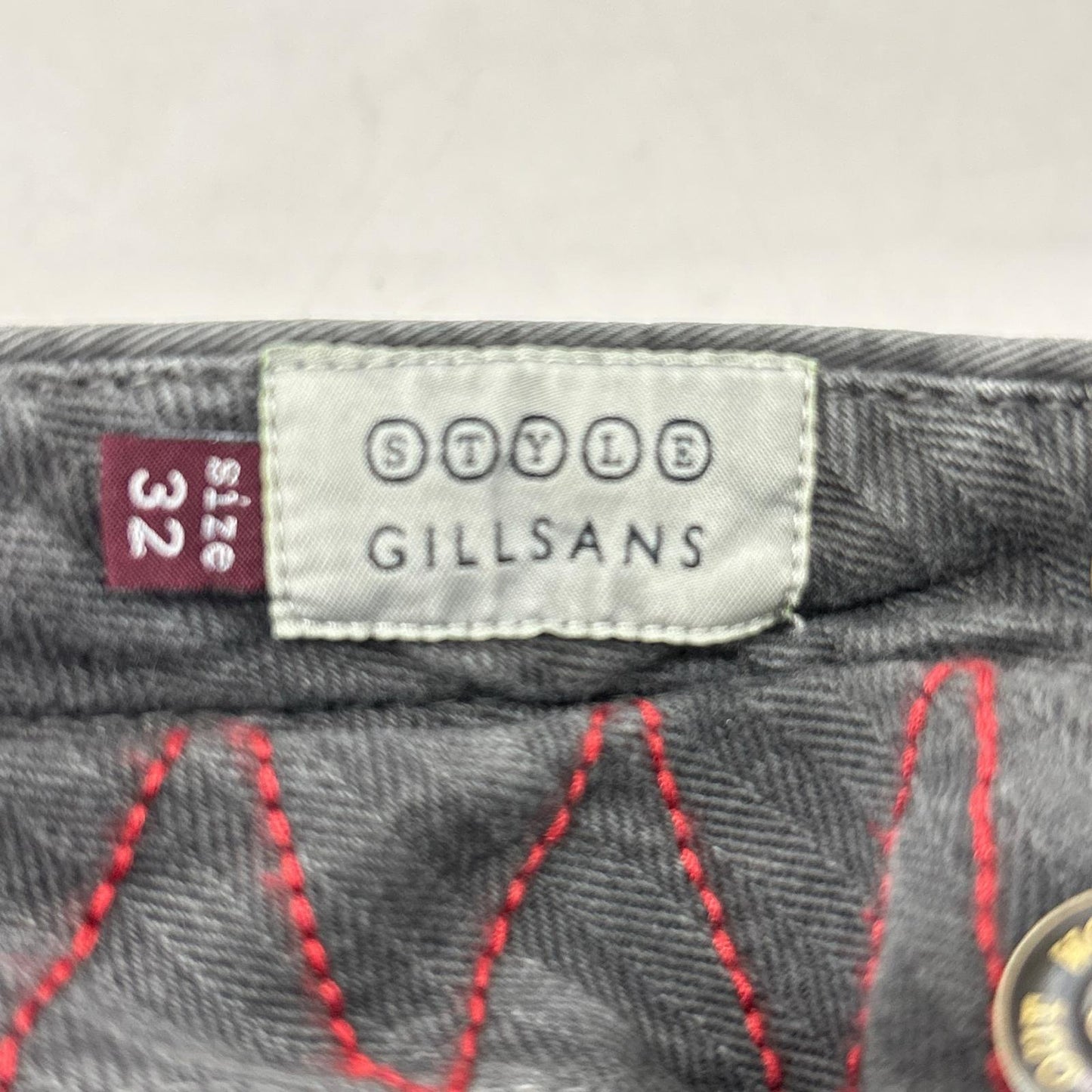 PT01 ピーティーゼロウーノ グレー GILLSANS テーパードスラックス ボトムス