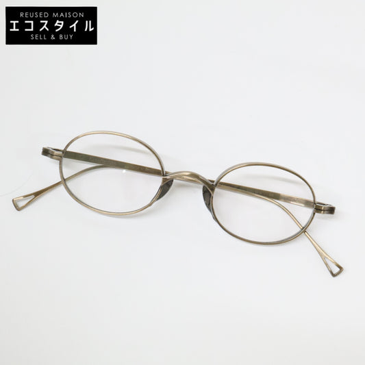 KameManNen 【Excellent condition】KMN9918 AG TITANIUM oval-shaped eyewear