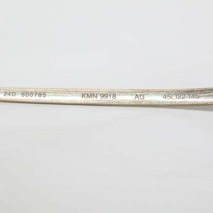 KameManNen カメマンネン 【美品】KMN9918 AG TITANIUM オーバルシェイプ アイウェア 眼鏡