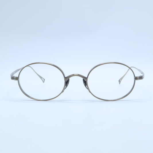 KameManNen 【Excellent condition】KMN9918 AG TITANIUM oval-shaped eyewear