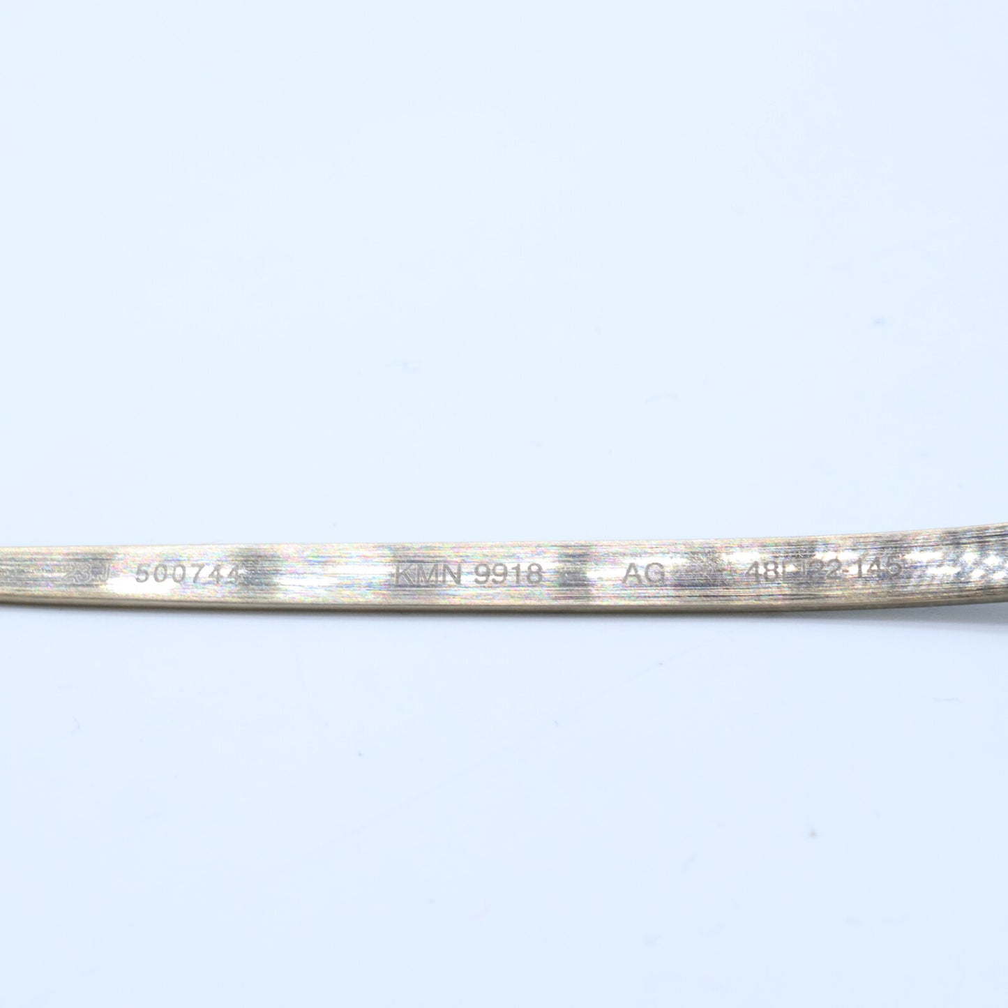KameManNen カメマンネン 【美品】KMN9918 AG TITANIUM オーバルシェイプ アイウェア 眼鏡