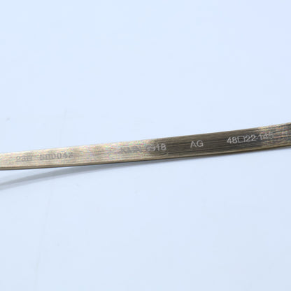 KameManNen カメマンネン 【美品】KMN9918 AG TITANIUM オーバルシェイプ アイウェア 眼鏡