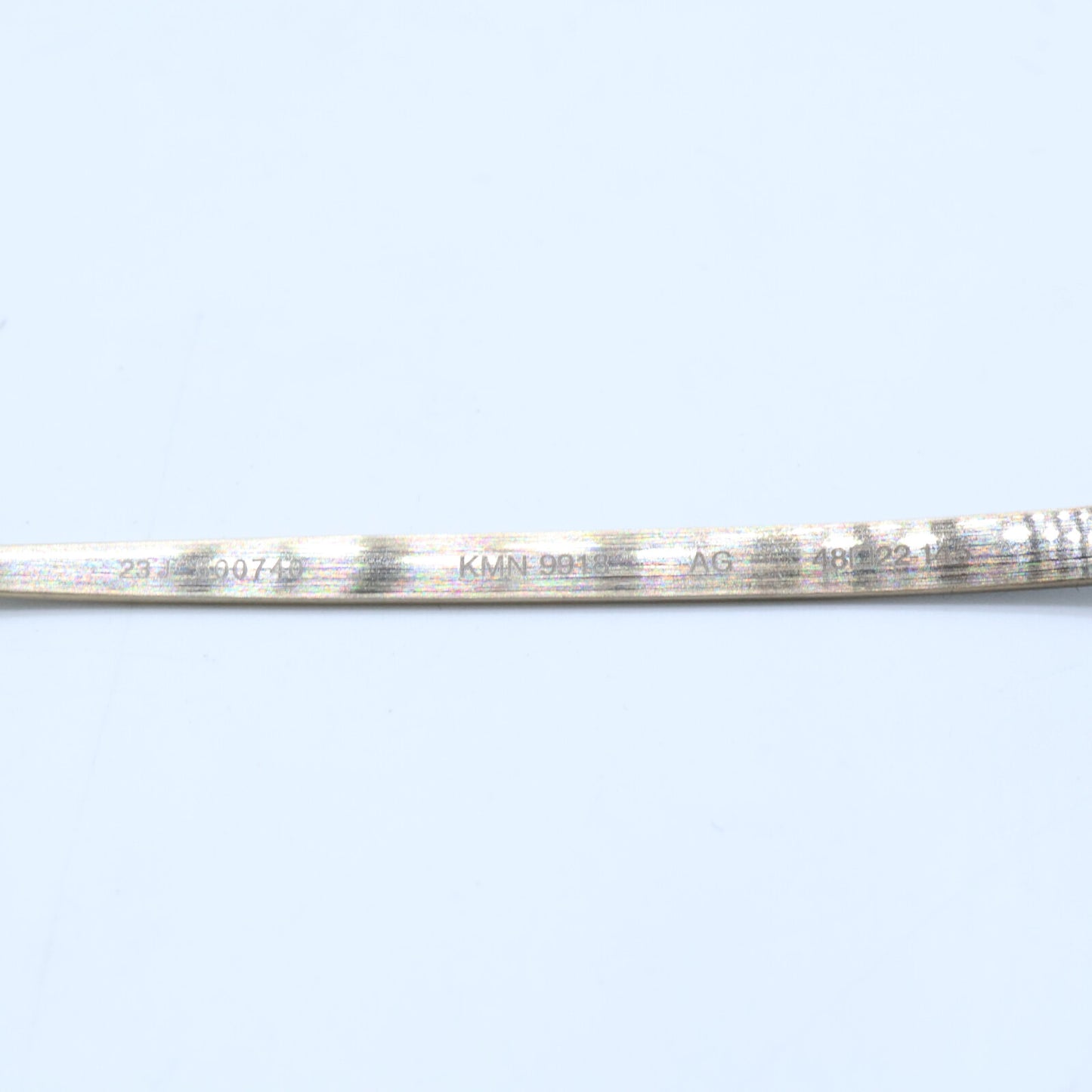 KameManNen カメマンネン 【美品】KMN9918 AG TITANIUM オーバルシェイプ アイウェア 眼鏡
