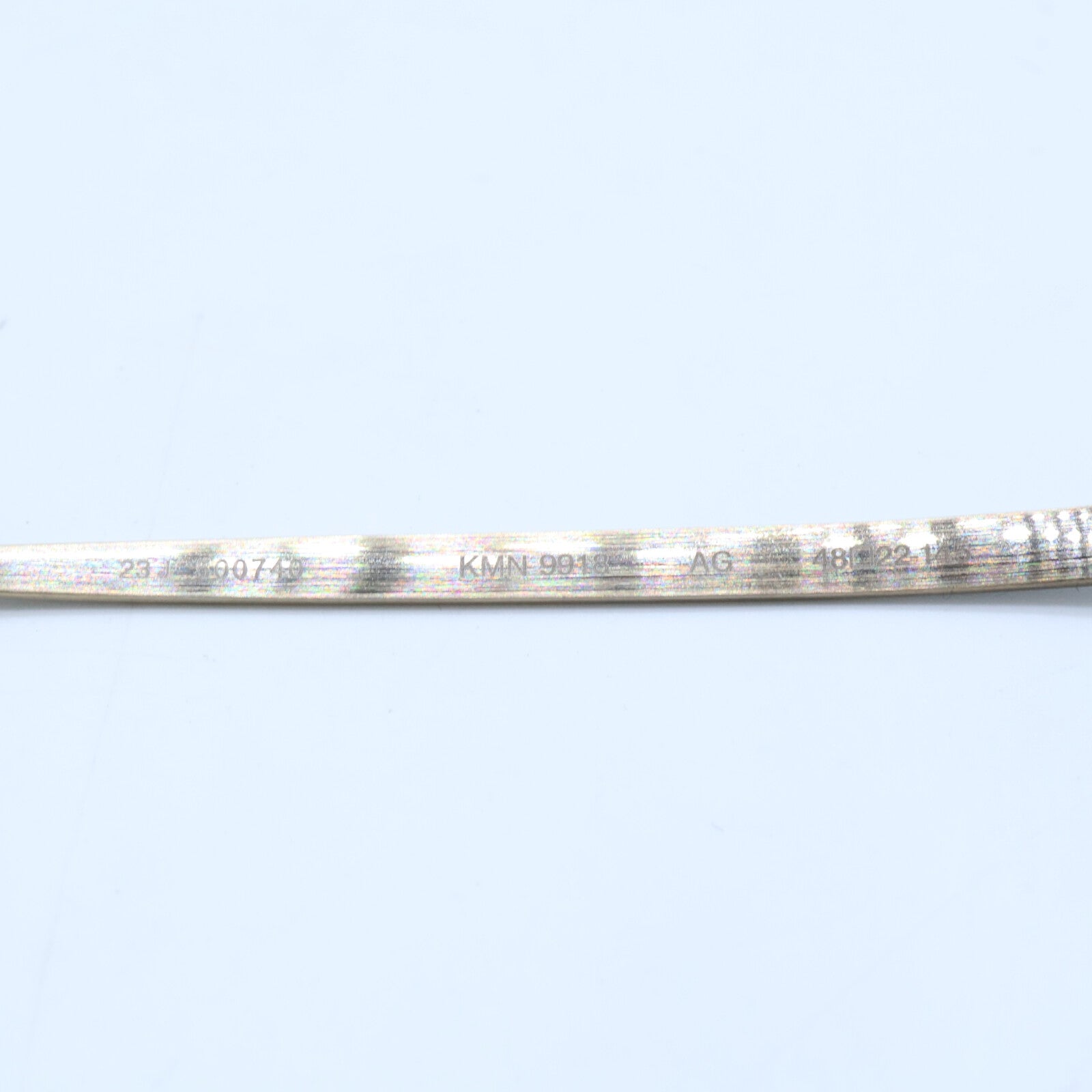 KameManNen カメマンネン 【美品】KMN9918 AG TITANIUM オーバルシェイプ アイウェア 眼鏡