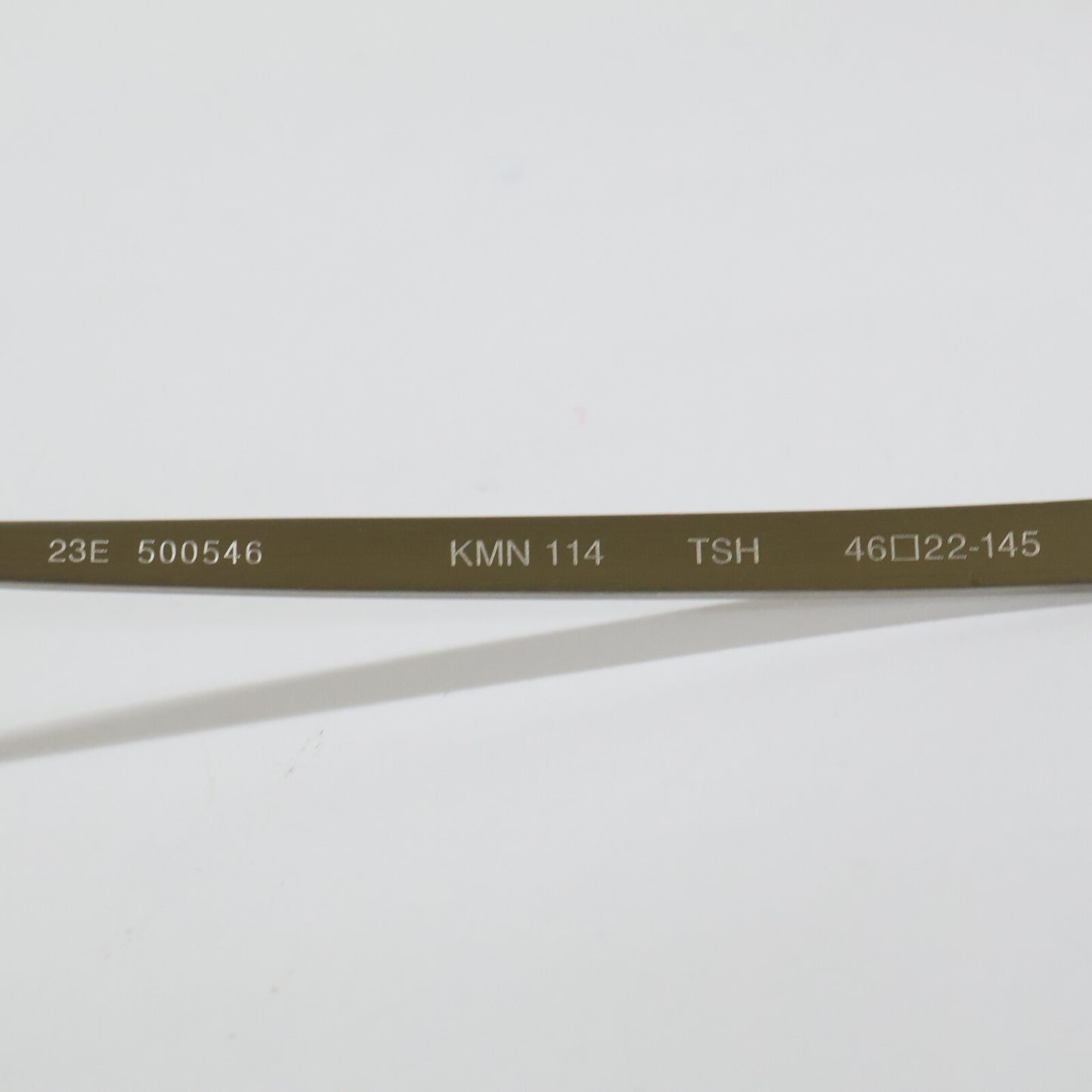 KameManNen カメマンネン 【美品】KMN114 TSH TITANIUM デモレンズ ワイドスクエアシェイプ アイウェア 眼鏡