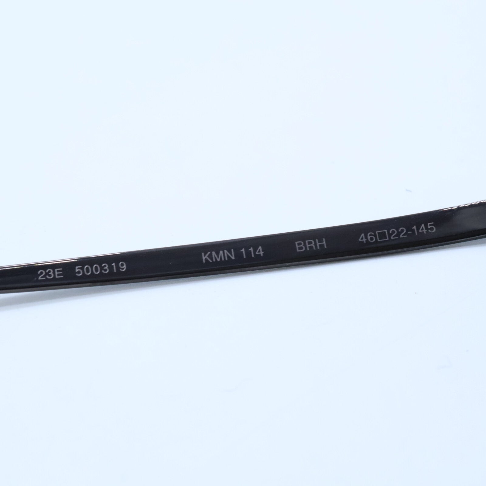 KameManNen カメマンネン 【美品】KMN114 BRH TITANIUM デモレンズ ワイドスクエアシェイプ アイウェア 眼鏡