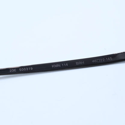 KameManNen カメマンネン 【美品】KMN114 BRH TITANIUM デモレンズ ワイドスクエアシェイプ アイウェア 眼鏡
