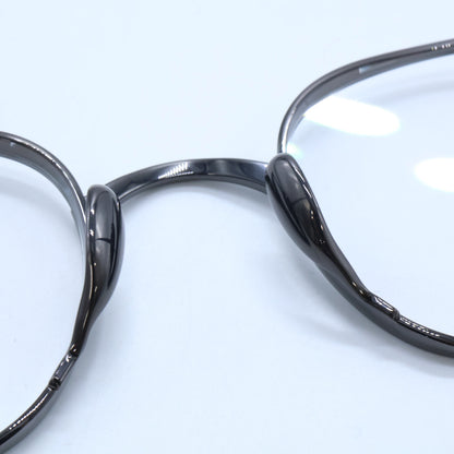 KameManNen カメマンネン 【美品】KMN114 BRH TITANIUM デモレンズ ワイドスクエアシェイプ アイウェア 眼鏡