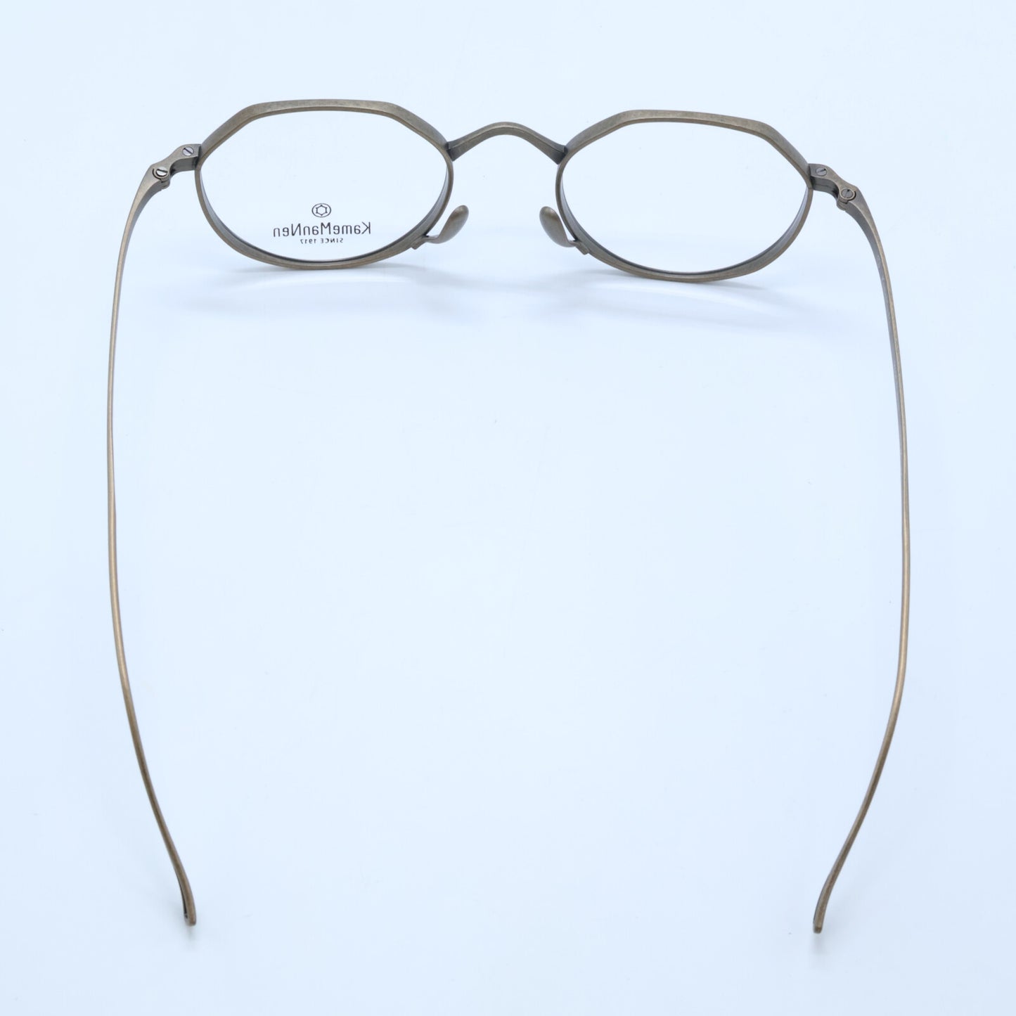 KameManNen カメマンネン 【美品】KMN9916 DGP TITANIUM デモレンズ クラウンパントシェイプ アイウェア 眼鏡