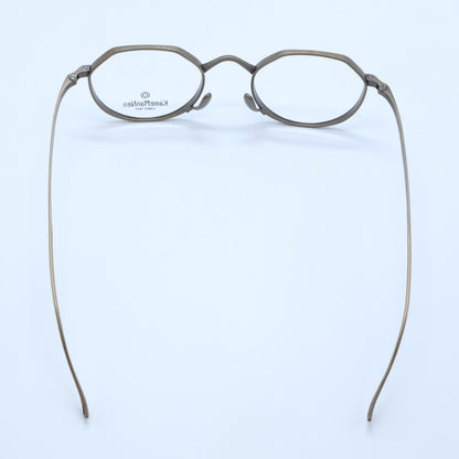 KameManNen カメマンネン 【美品】KMN9916 DGP TITANIUM デモレンズ クラウンパントシェイプ アイウェア 眼鏡