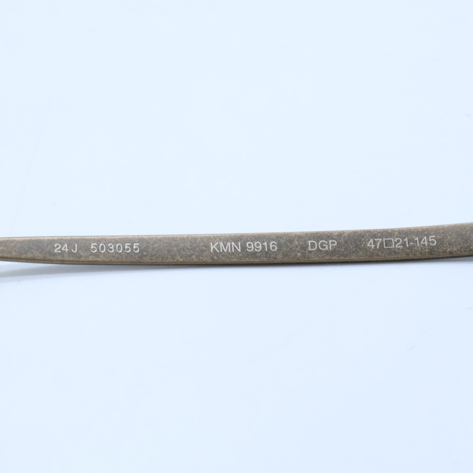 KameManNen カメマンネン 【美品】KMN9916 DGP TITANIUM デモレンズ クラウンパントシェイプ アイウェア 眼鏡
