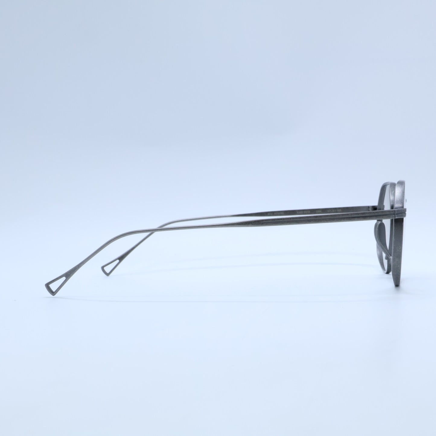 KameManNen カメマンネン 【美品】KMN9916 DBK TITANIUM デモレンズ クラウンパントシェイプ アイウェア 眼鏡