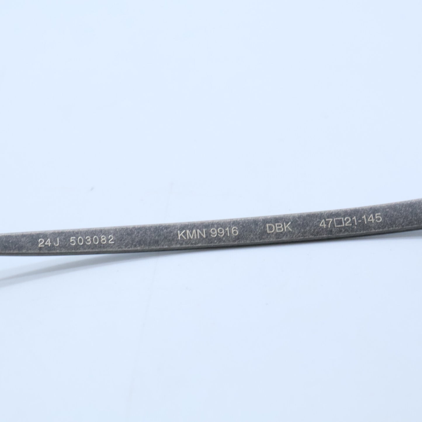 KameManNen カメマンネン 【美品】KMN9916 DBK TITANIUM デモレンズ クラウンパントシェイプ アイウェア 眼鏡