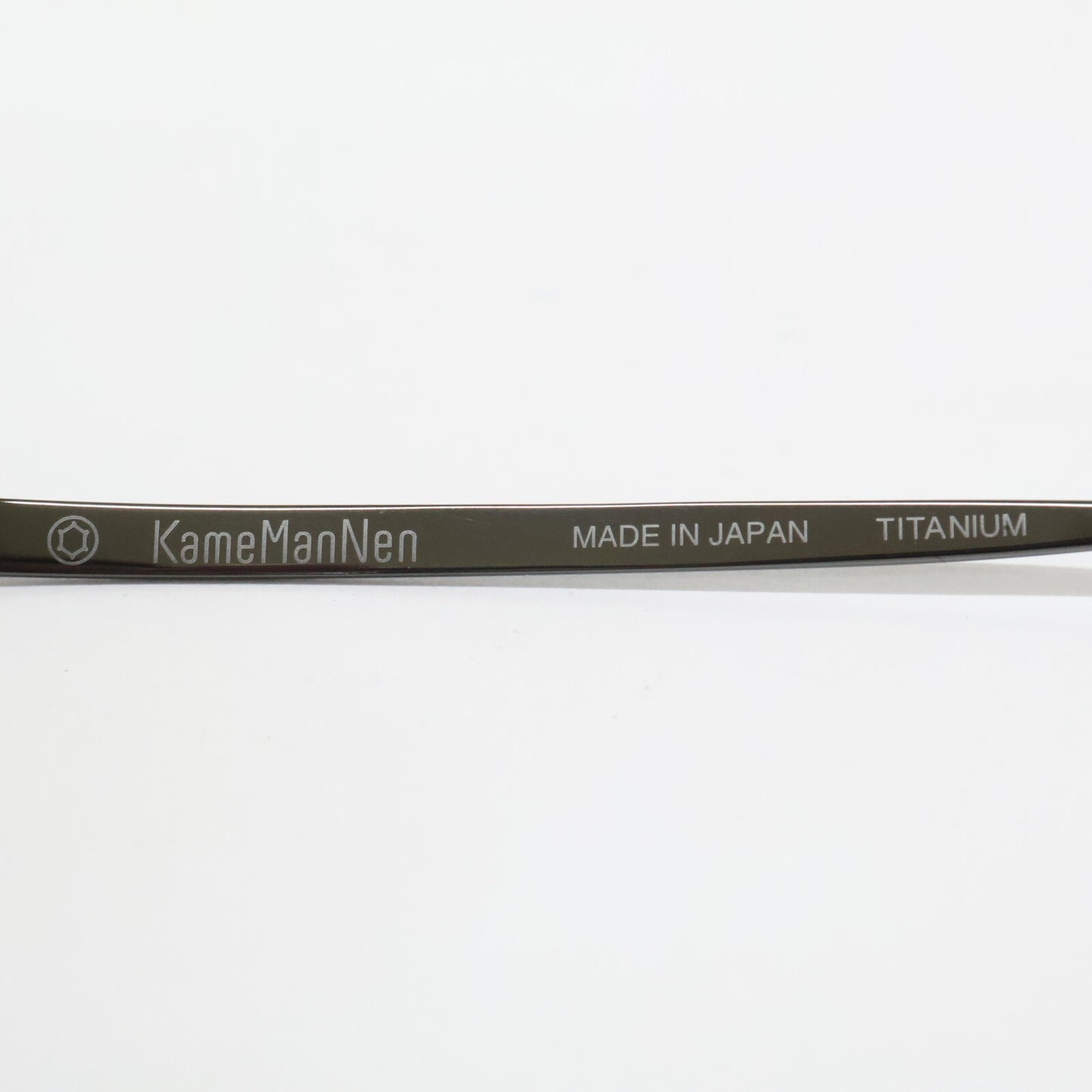 KameManNen カメマンネン 【美品】KMN152 GRH TITANIUM デモレンズ オクタゴンシェイプ アイウェア 眼鏡