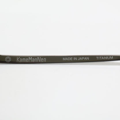 KameManNen カメマンネン 【美品】KMN152 GRH TITANIUM デモレンズ オクタゴンシェイプ アイウェア 眼鏡