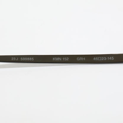 KameManNen カメマンネン 【美品】KMN152 GRH TITANIUM デモレンズ オクタゴンシェイプ アイウェア 眼鏡