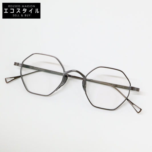 KameManNen カメマンネン 【美品】KMN152 BRH TITANIUM オクタゴンシェイプ アイウェア 眼鏡