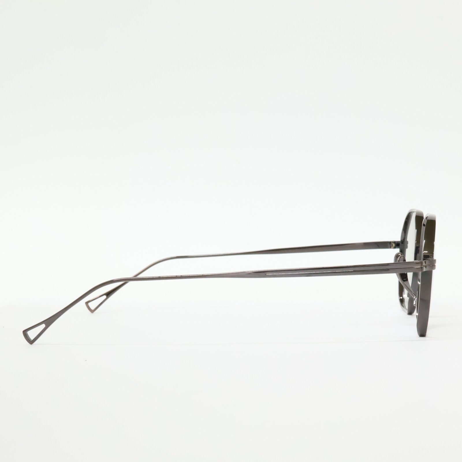 KameManNen カメマンネン 【美品】KMN152 BRH TITANIUM オクタゴンシェイプ アイウェア 眼鏡