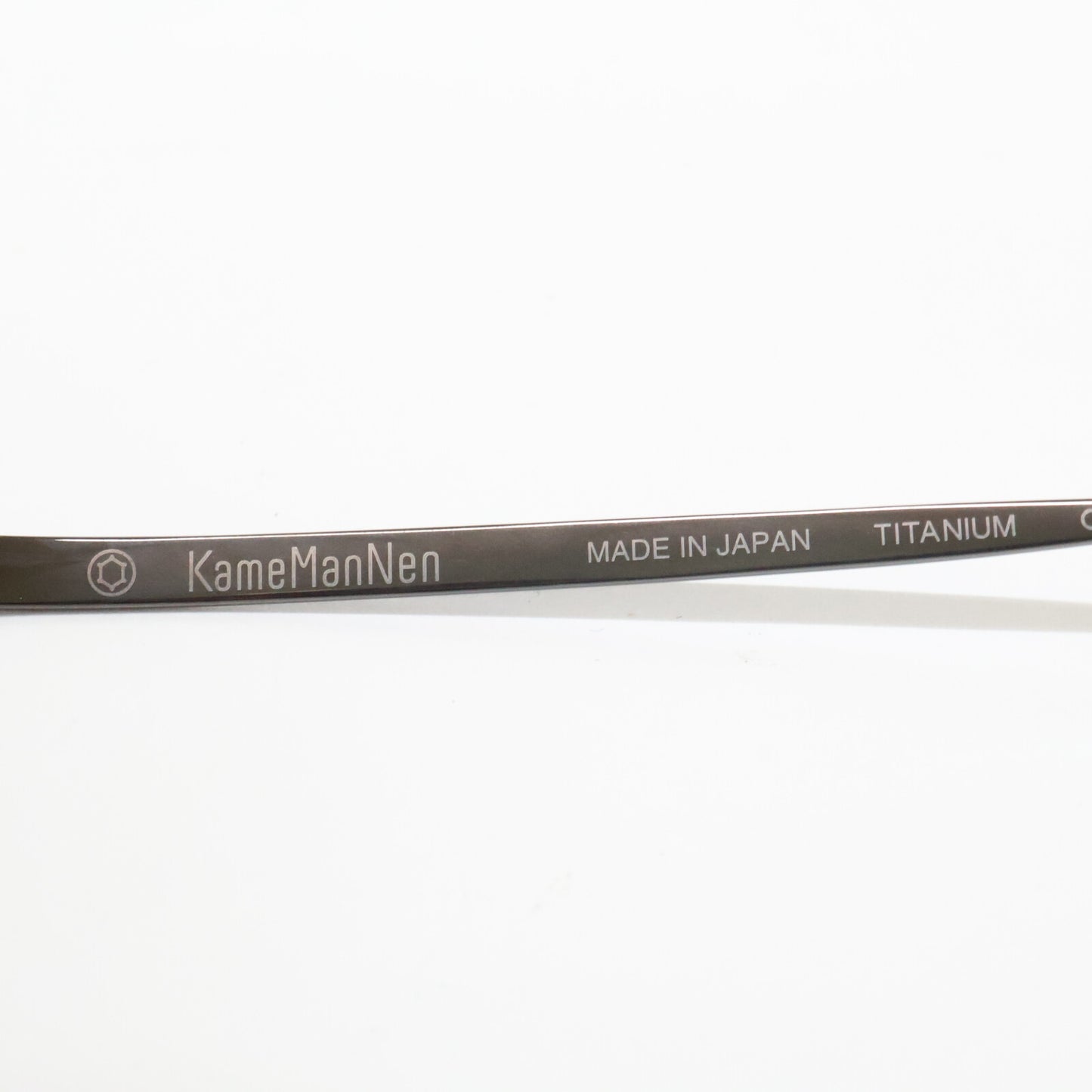 KameManNen カメマンネン 【美品】KMN152 BRH TITANIUM オクタゴンシェイプ アイウェア 眼鏡
