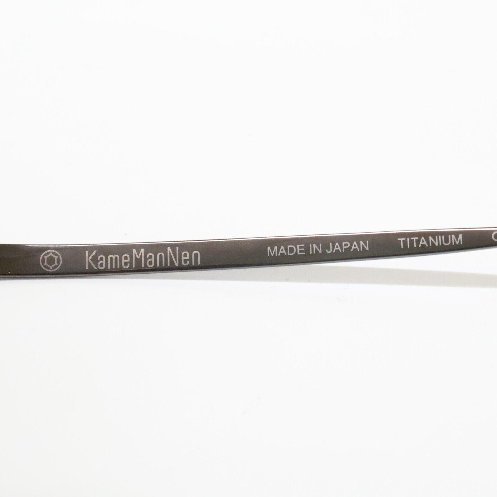 KameManNen カメマンネン 【美品】KMN152 BRH TITANIUM オクタゴンシェイプ アイウェア 眼鏡