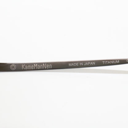 KameManNen カメマンネン 【美品】KMN152 BRH TITANIUM オクタゴンシェイプ アイウェア 眼鏡