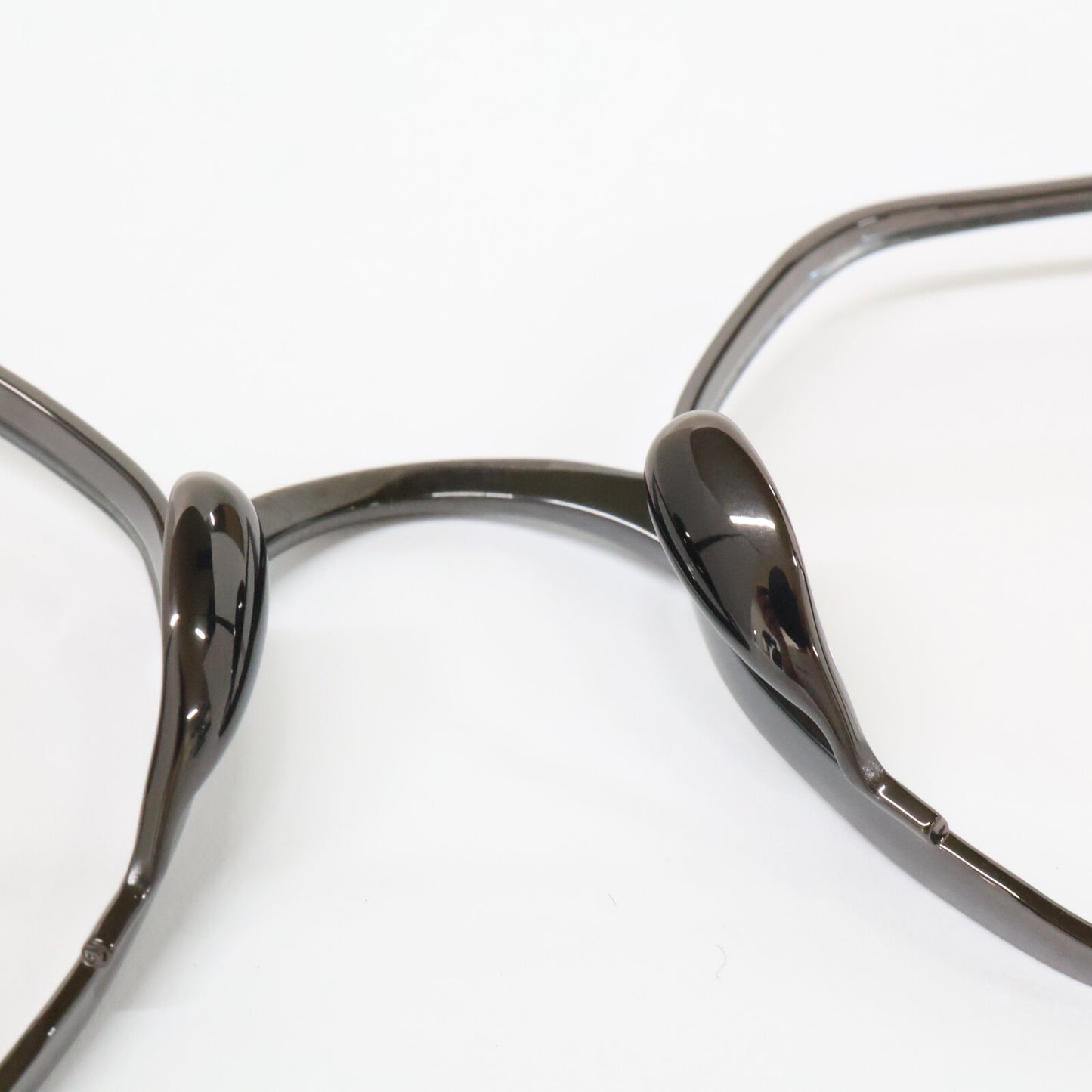 KameManNen カメマンネン 【美品】KMN152 BRH TITANIUM オクタゴンシェイプ アイウェア 眼鏡