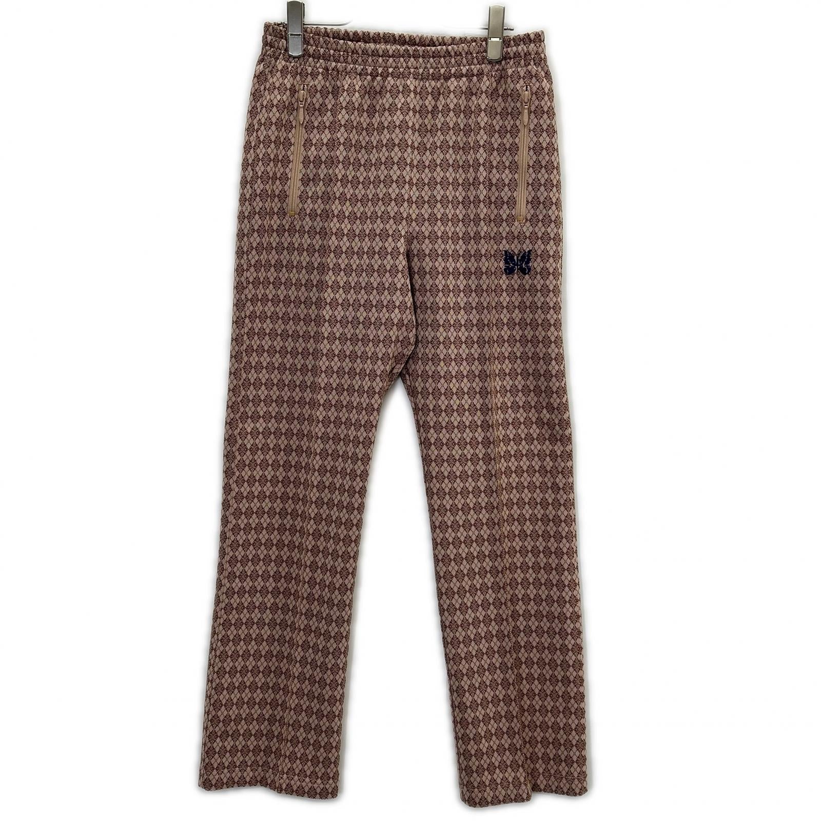 needles ニードルズ J0220 ベージュ ひし形 ペイズリートラックパンツ ボトムス