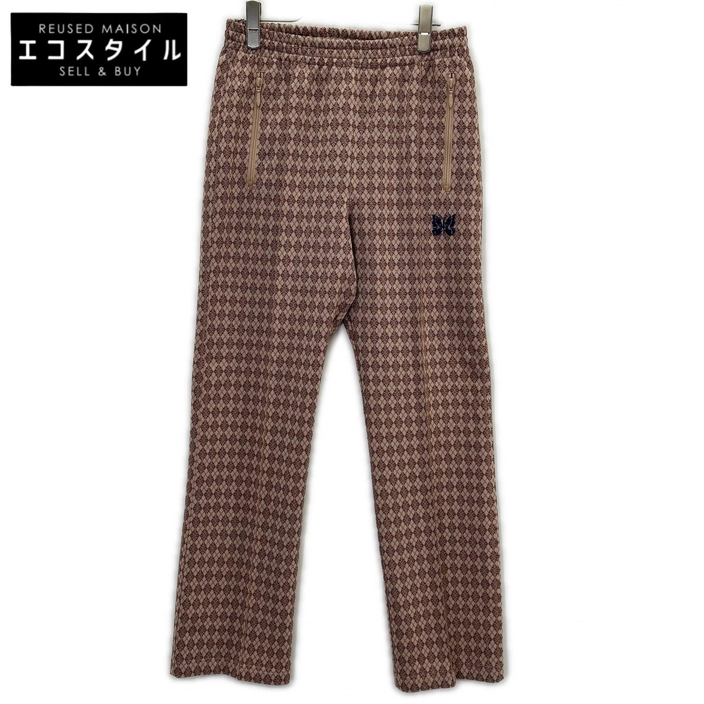 needles ニードルズ J0220 ベージュ ひし形 ペイズリートラックパンツ ボトムス