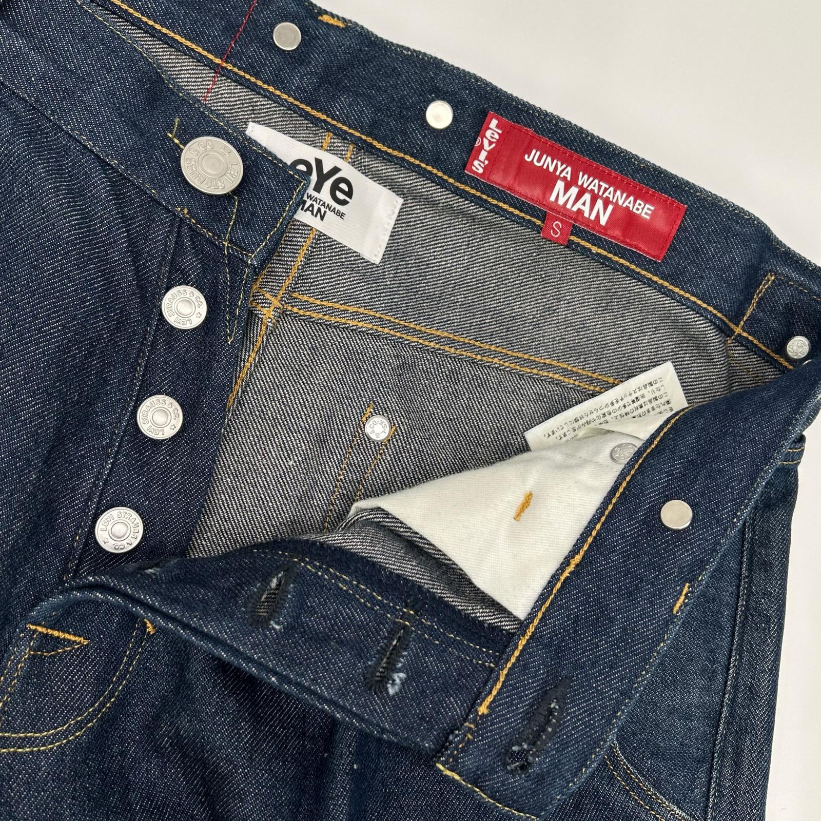 JUNYA WATANABE MAN ジュンヤワタナベマン 【×リーバイス】インディゴ バックベルト デニムパンツ ボトムス