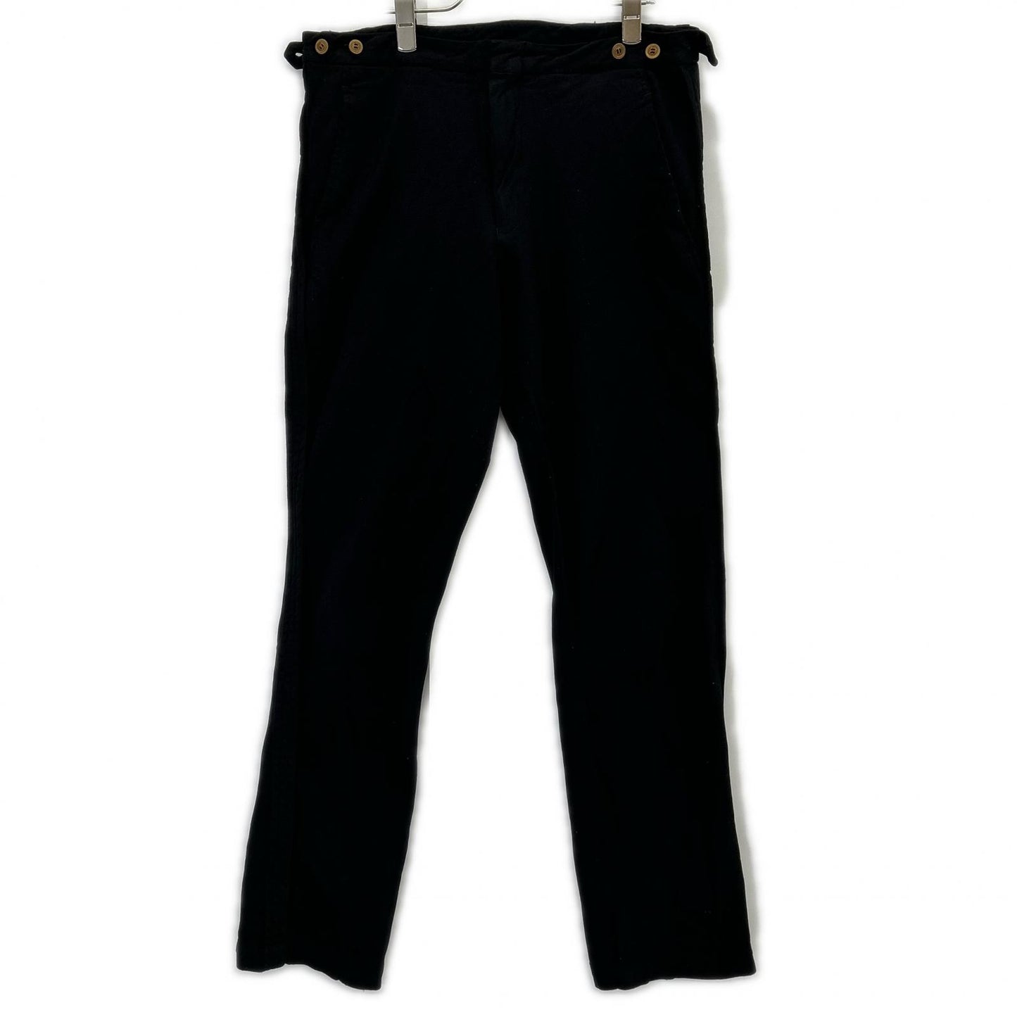 COMME DES GARCONS HOMME PLUS EVER GREEN コムデギャルソンエバーグリーン ブラック サイドアジャスター テーパードパンツ ボトムス