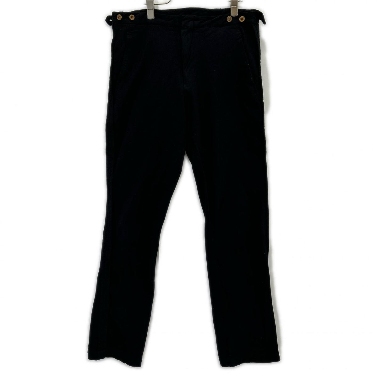 COMME DES GARCONS HOMME PLUS EVER GREEN Comme des Garçons Ever Green Black Side-Adjuster Tapered Pants Bottoms
