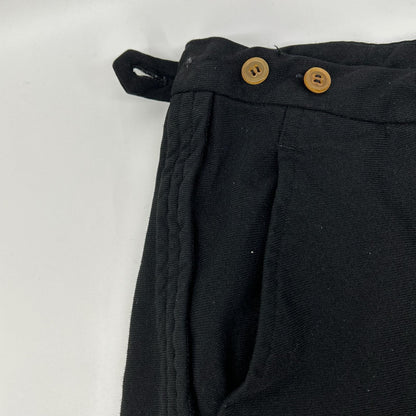 COMME DES GARCONS HOMME PLUS EVER GREEN コムデギャルソンエバーグリーン ブラック サイドアジャスター テーパードパンツ ボトムス
