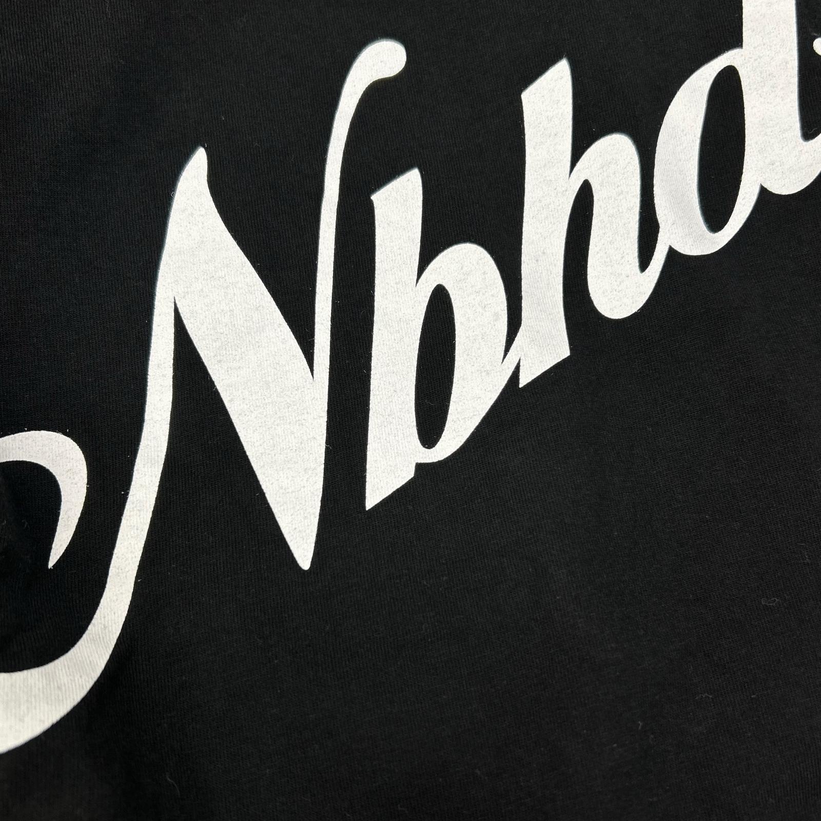 NEIGHBORHOOD ネイバーフッド ブラック Nbhdロゴプリント ショートスリーブカットソー トップス