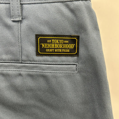NEIGHBORHOOD ネイバーフッド 192SPNH-PTM01 グレー WPWIDE/EC-PT ワイドシルエット チノパンツ ボトムス